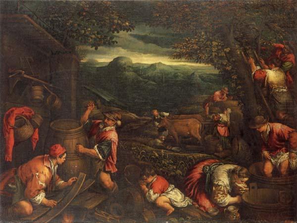Francesco Bassano the younger Autumn oil painting picture